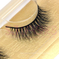 Factory Whole Sale 100% Black Siberian Mink Fur Strip False Eyelashes OEM At An Affordable Price With Custom Packages